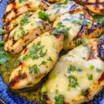 Grilled Salsa Verde Chicken with Pepper Jack
