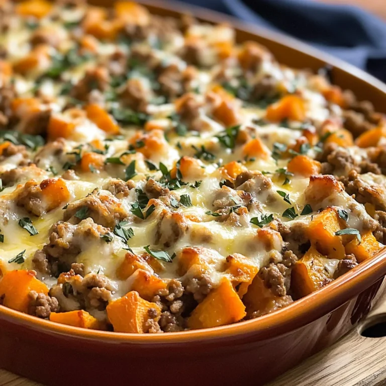Ground Turkey Sweet Potato Bake Recipe