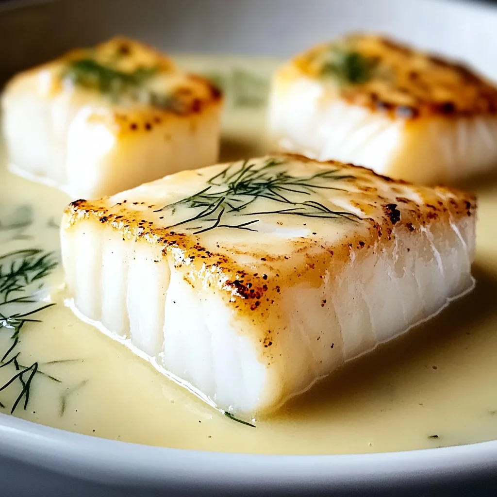 Healthy Halibut with Buerre Blanc