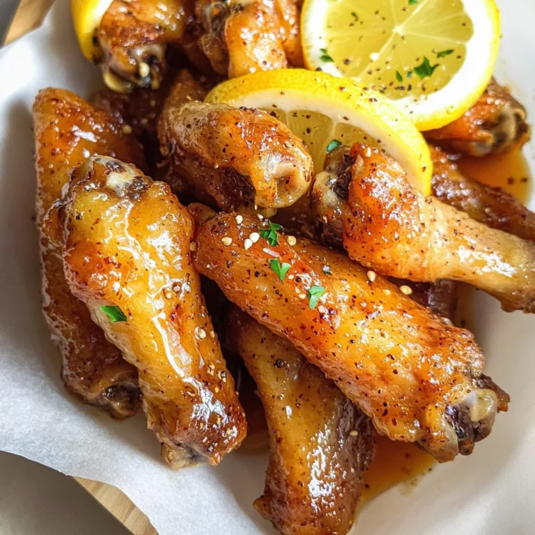 Honey Lemon Pepper Wings