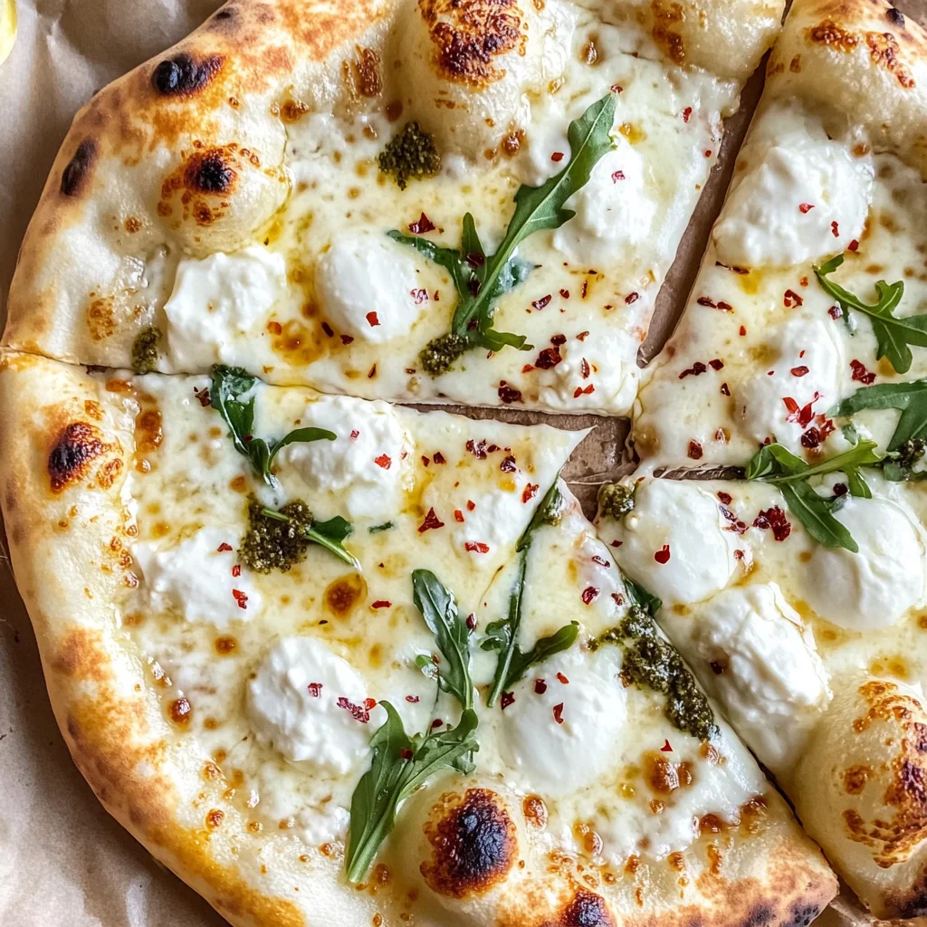 Irresistible White Sauce Pizza with Creamy Garlic Bliss