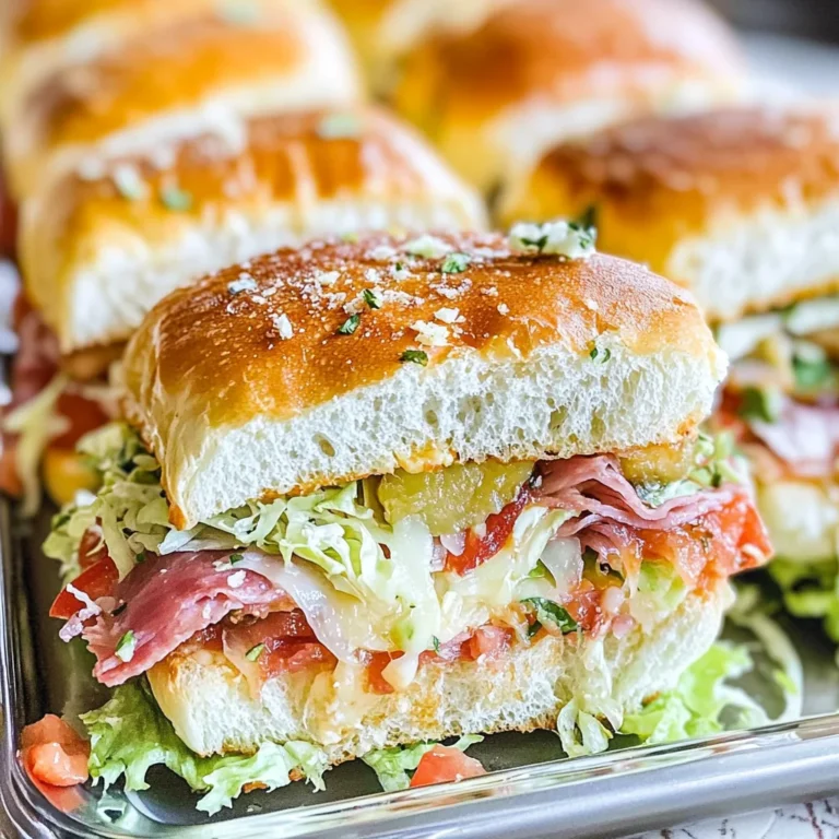 Italian Grinder Sliders