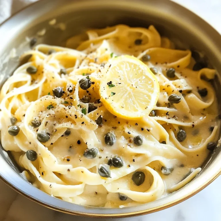 Lemon Caper Sauce
