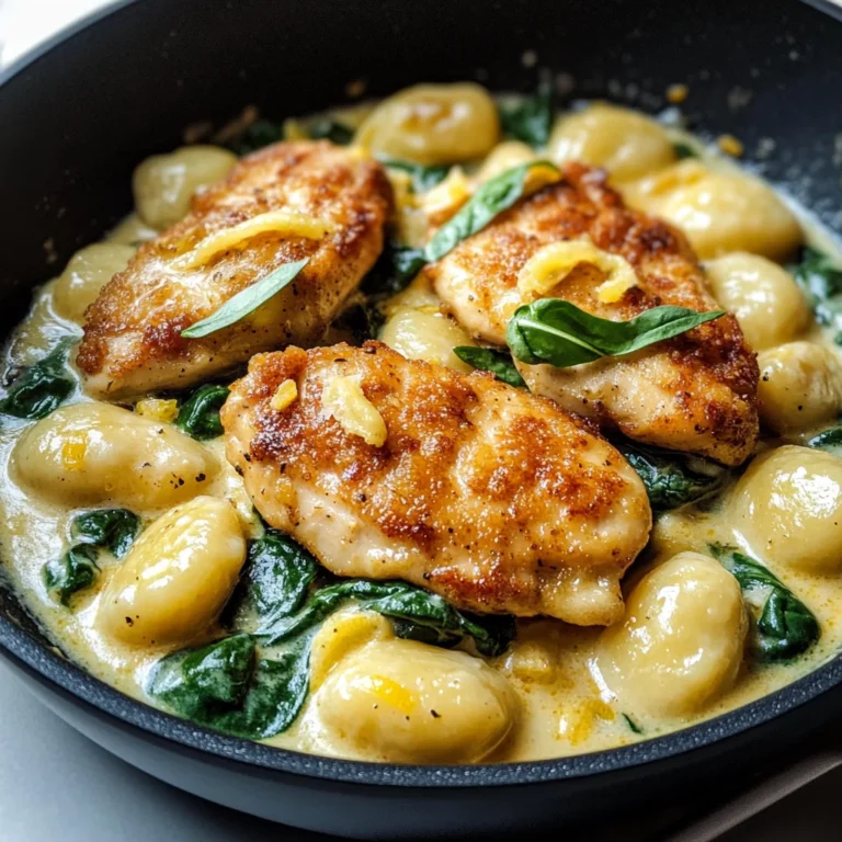 Lemon Chicken Gnocchi