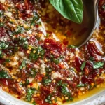 Mediterranean Sun Dried Tomato Garlic Olive Oil Dip