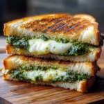 Melty Burrata Grilled Cheese Sandwich