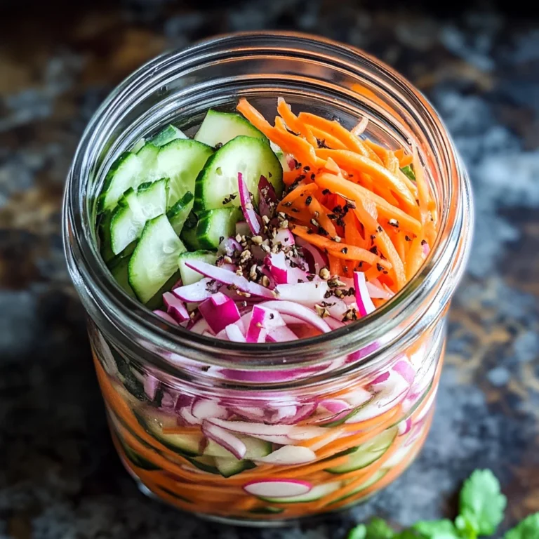 Quick Fridge Pickled Vegetables