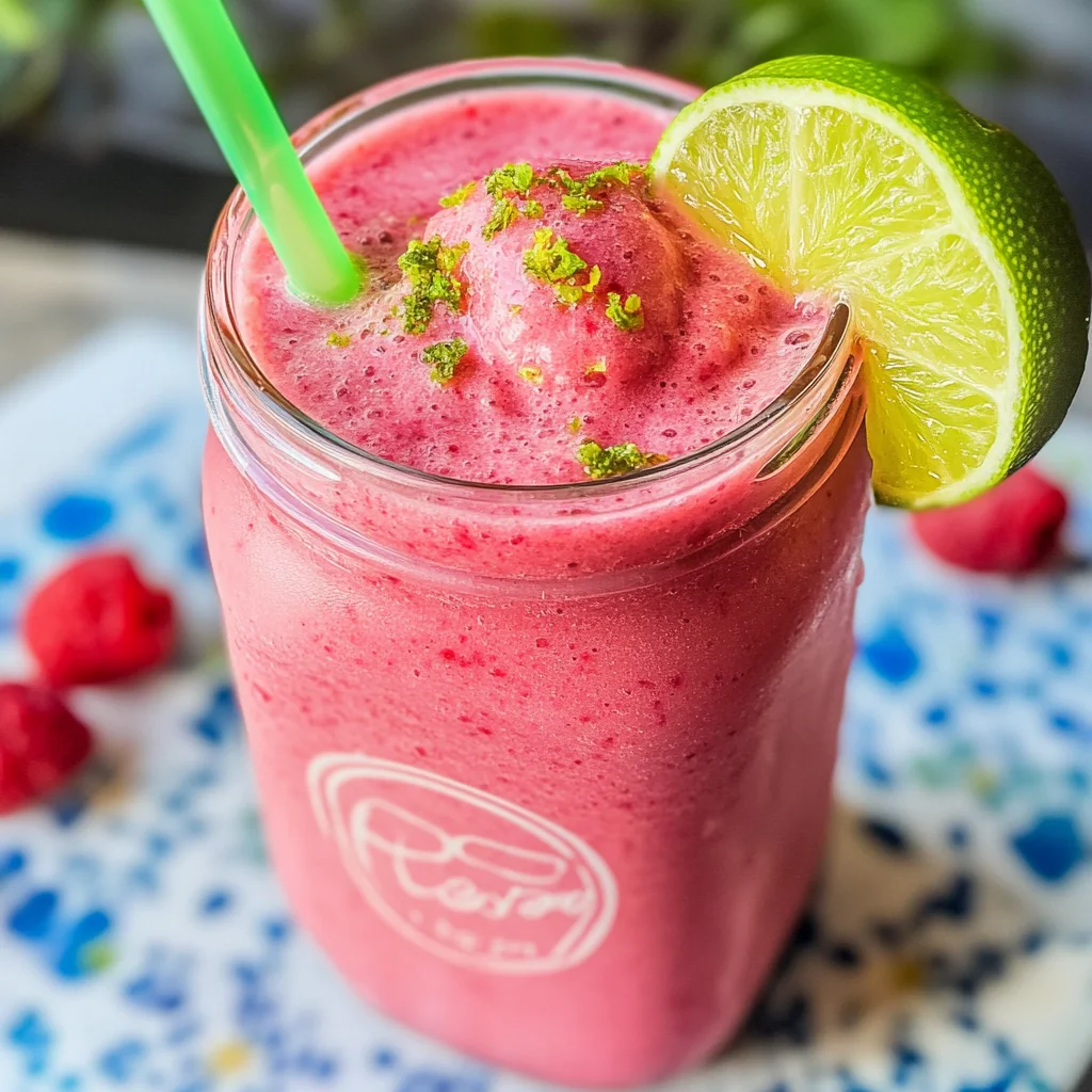 Raspberry Lime Smoothie