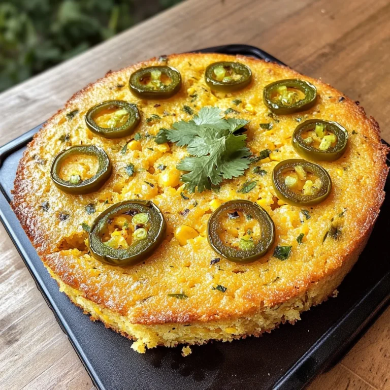 Spicy Sweet Jalapeño Cornbread with Zesty Lime Drizzle