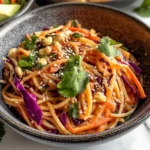 Spicy Thai Spaghetti Salad