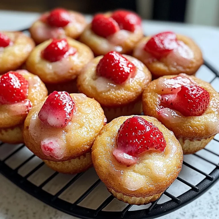 Strawberry Yogurt Mini Muffins: An Incredible 5-Ingredient Recipe