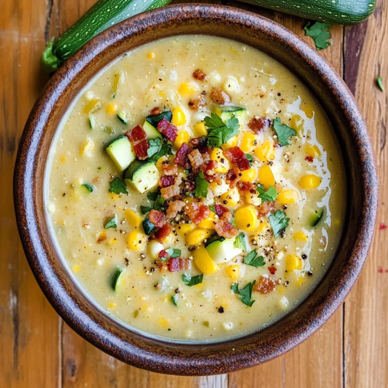 Summer Corn and Zucchini Chowder Recipe
