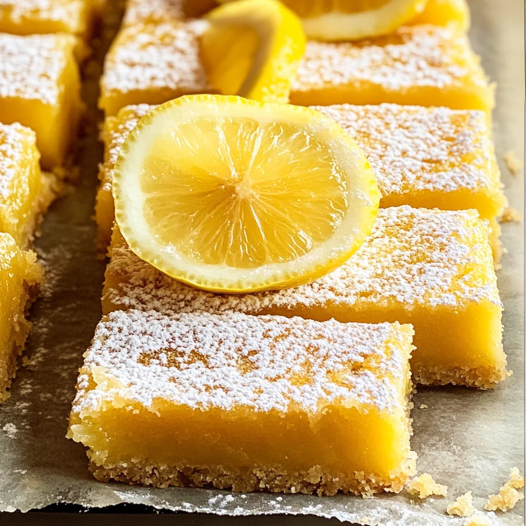Super Easy Lemon Bars