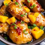 Sweet & Savory Asian Mango Glazed Chicken