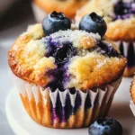 Ultimate Moist & Flavourful Blueberry Muffins
