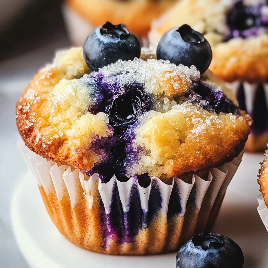 Ultimate Moist & Flavourful Blueberry Muffins