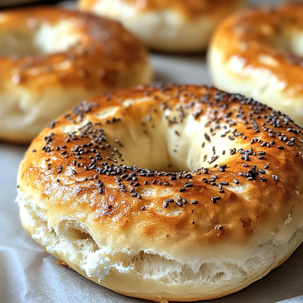 cottage cheese protein bagels (fluffy & easy)