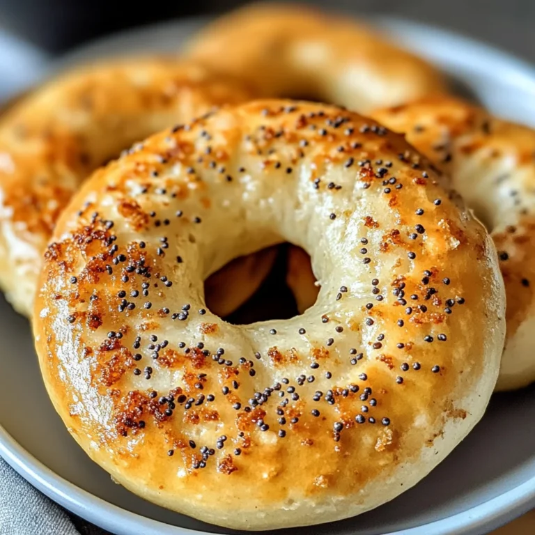 high protein air fryer bagels (quick recipe)