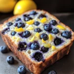 lemon blueberry sourdough breakfast loaf