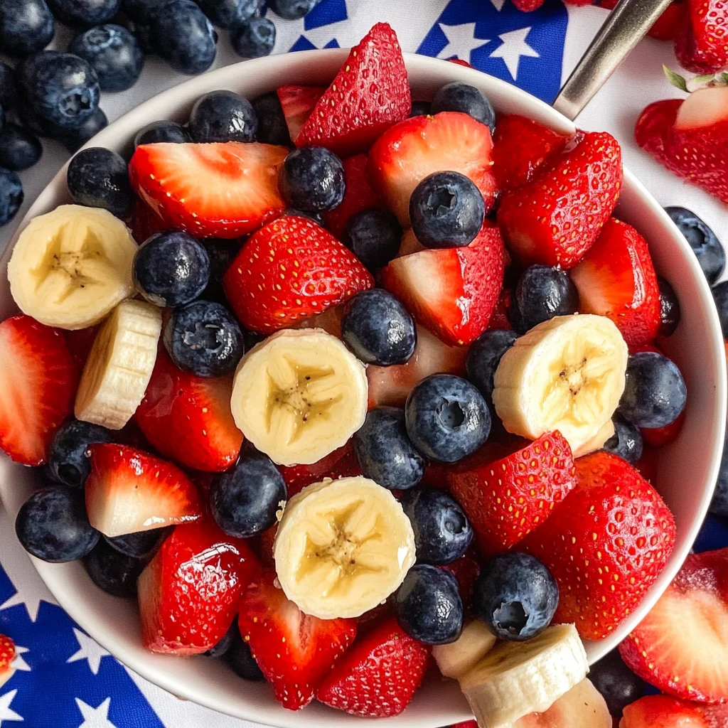 4th of July Fruit Salad