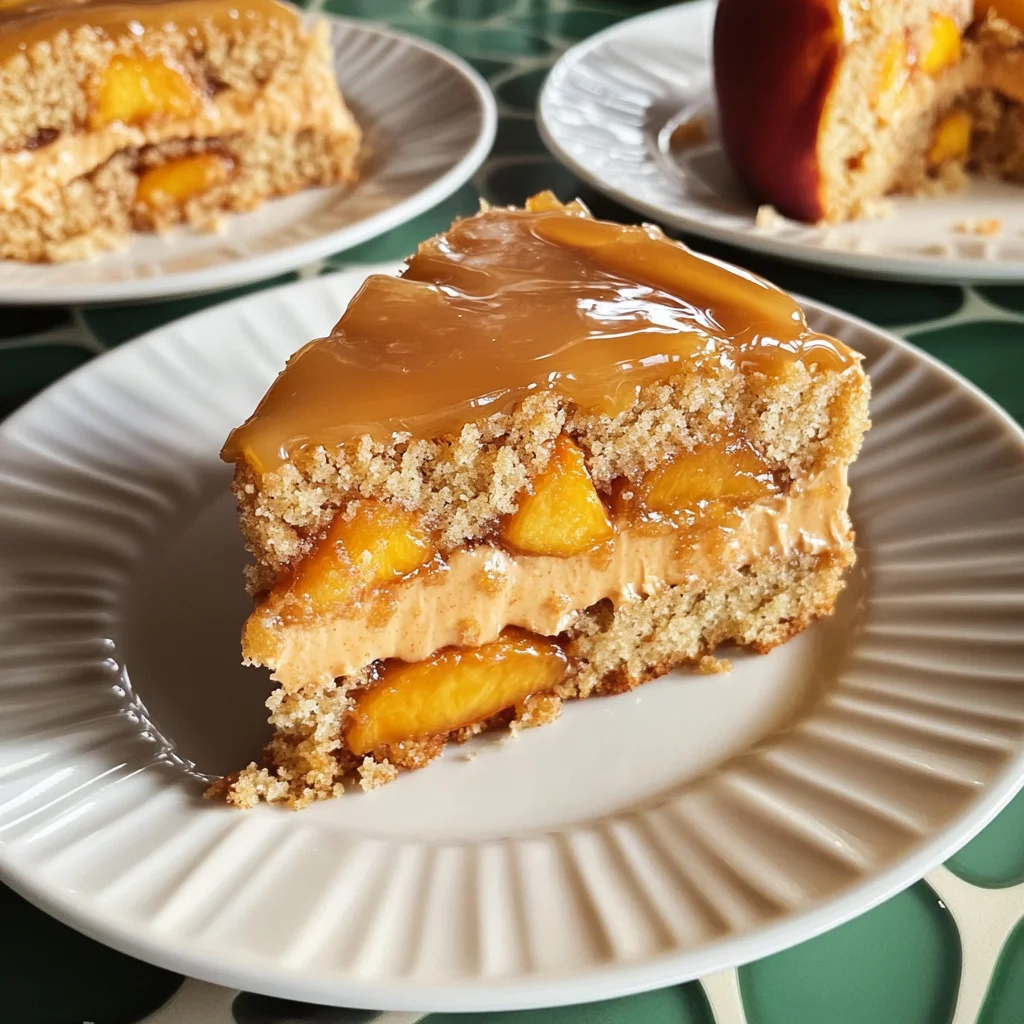 Brown Sugar Peach Cake