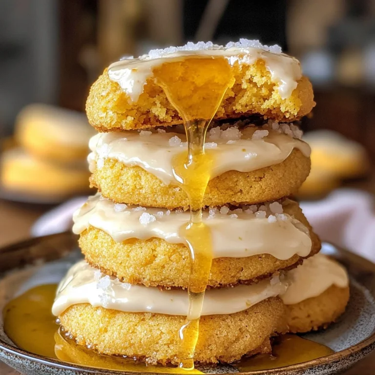 Cornbread Cookies with Honey Butter Frosting