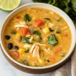 Easy Chicken, Poblano, and Black Bean Soup (Small Batch)