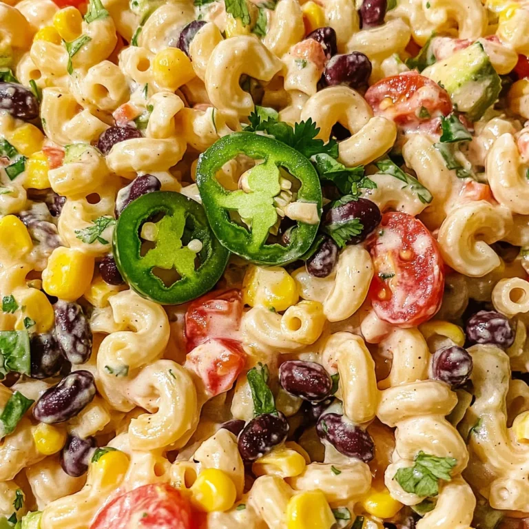 Mexican Macaroni Salad Recipe