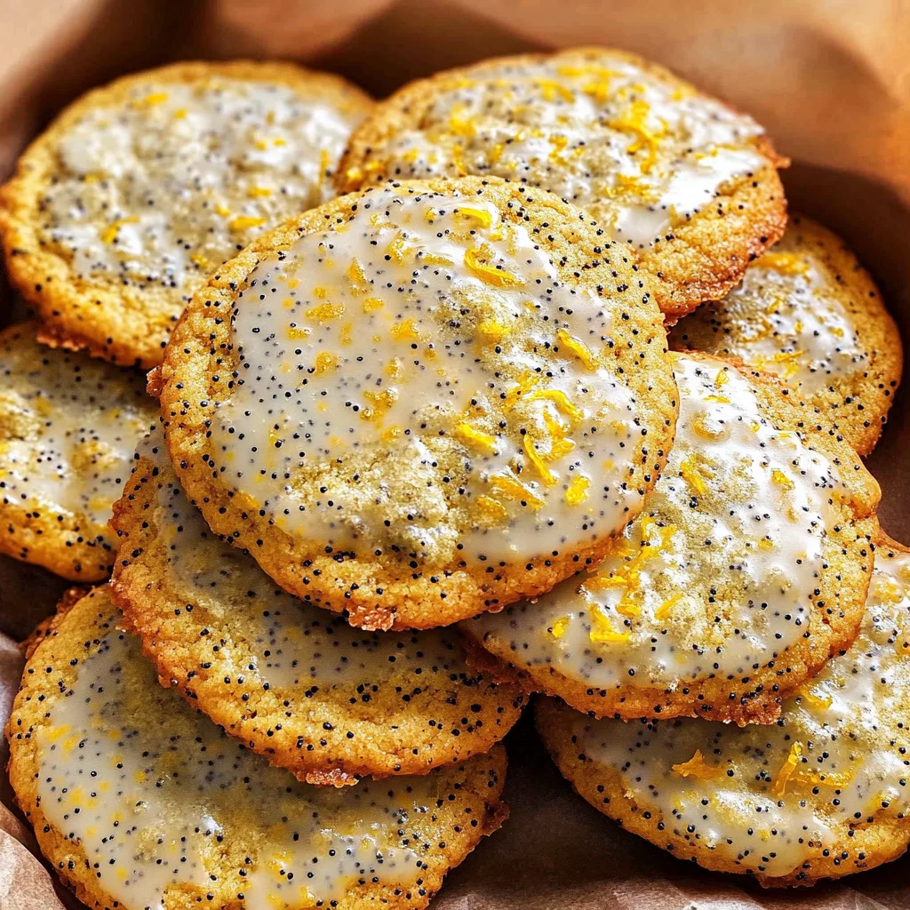 Orange Poppy Seed Cookies