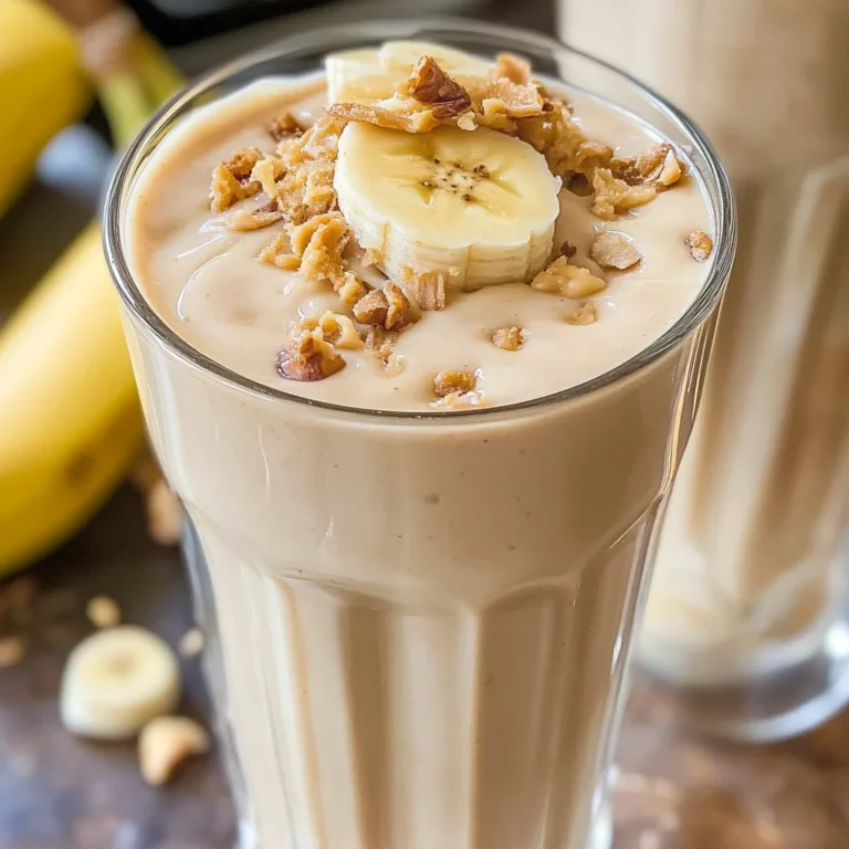 Peanut Butter Banana Smoothie