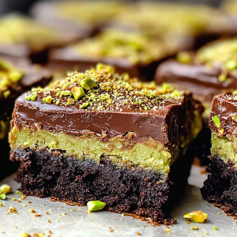 Pistachio Brownies