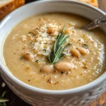 Rosemary Roasted Garlic Bean Soup
