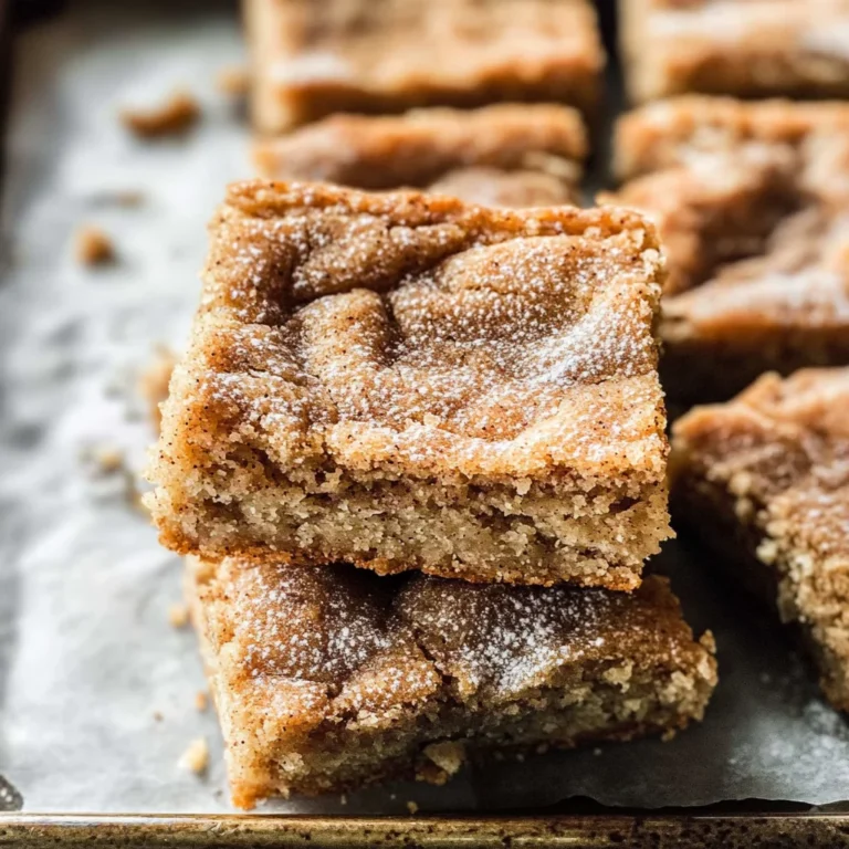 Snickerdoodle Bars
