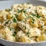 South African Potato Salad with Condensed Milk
