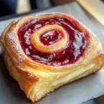 Sugar Raspberry Danish Bun