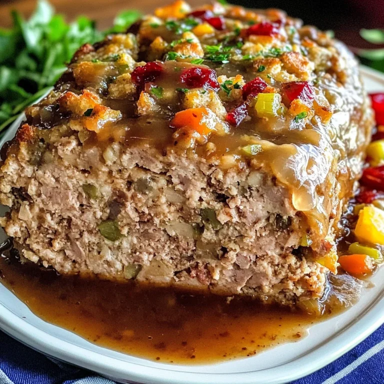 Turkey Stuffing Meatloaf