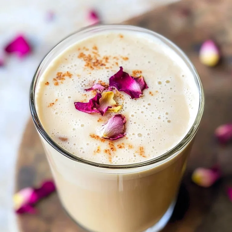 Vanilla Rose Tea Latte