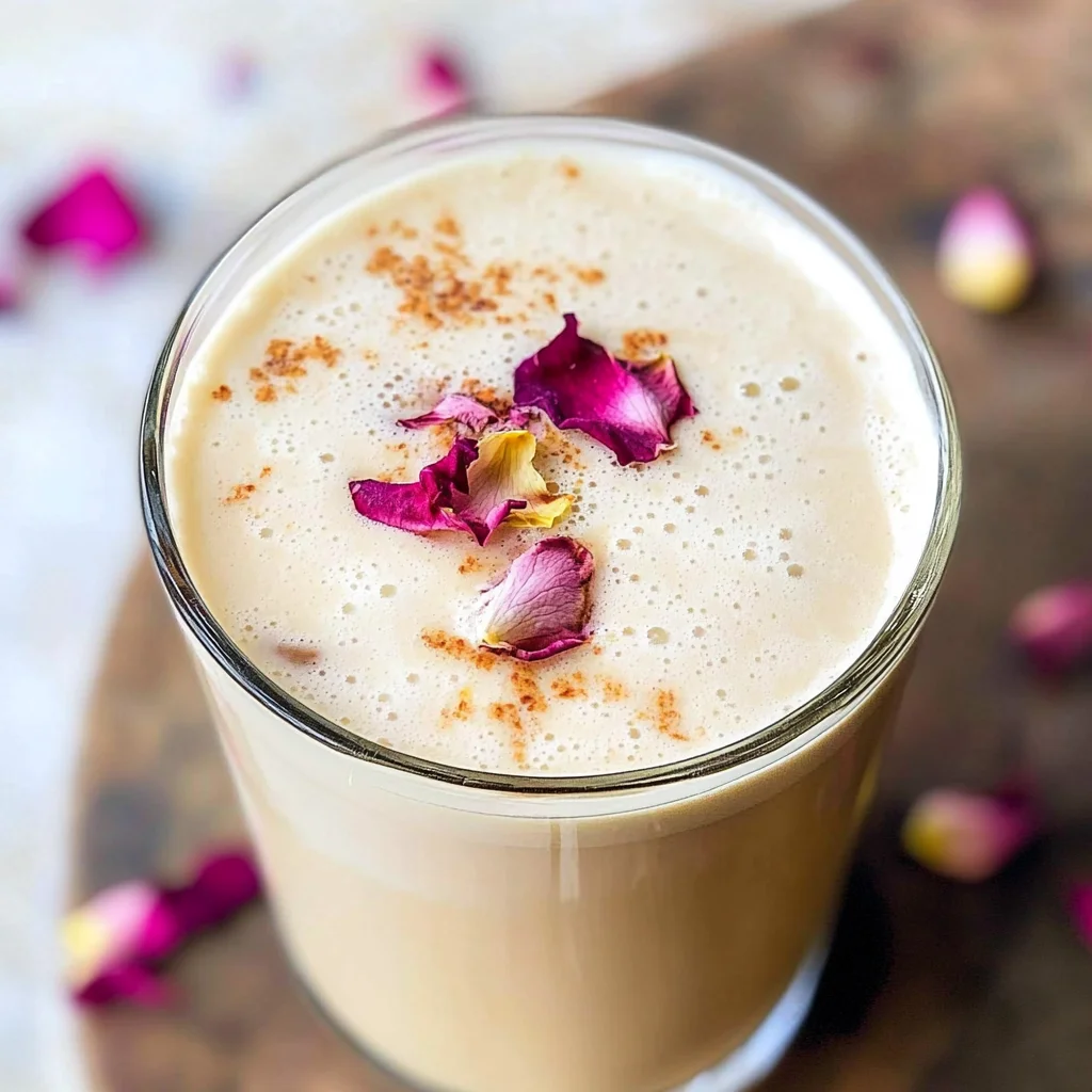 Vanilla Rose Tea Latte