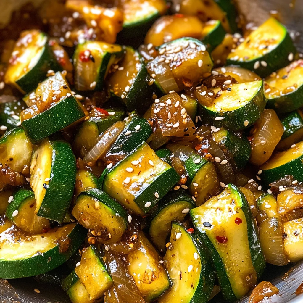 Zucchini Stir Fry